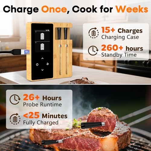 Smart Accurate Wireless Meat Thermometer - Real-Time Alerts - Image 5