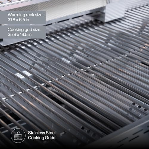 SPIRE 36" Built-in 6 Burner Dual Fuel Grill, All 304 Stainless Steel Body - Image 7