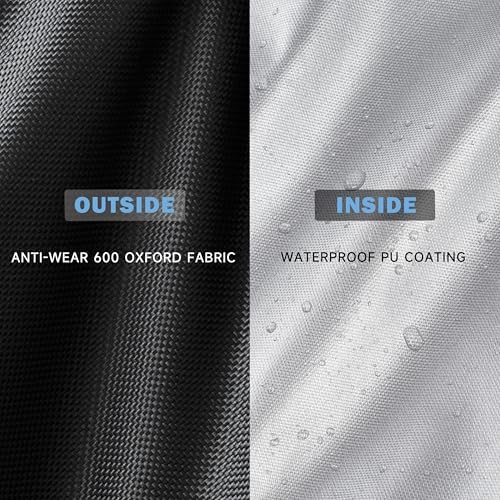Grill Cover for Megamaster 2-Burner Tabletop Grill, Protective Barbeque Grill Cover for Portable 2-Burner Camping Grill, Outdoor BBQ Cover for Portable Gas Grill/Small Propane Grill - Image 3