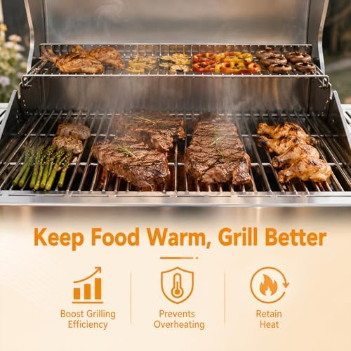 Warming Rack for Monument 4-Burner–Stainless Steel Grill Replacement Parts - Image 5
