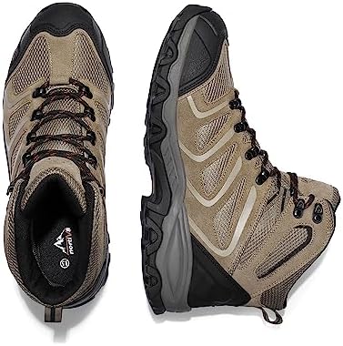 NORTIV 8 Men's Ankle High Waterproof Hiking Boots - Image 5