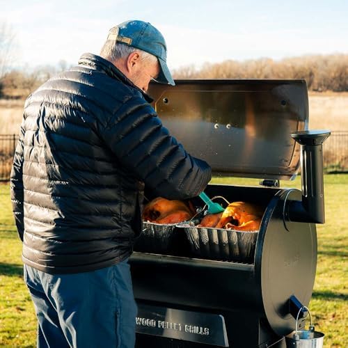 Z GRILLS 2025 Electric Pellet Grill & Smoker, 700 sq in Cooking Area, Dual-Wall Insulation, PID V2.1 Controller, Meat Probes, Easy Hopper Clean-out, Includes Grill Cover, 8 in 1 Outdoor BBQ, 700D6 - Image 6