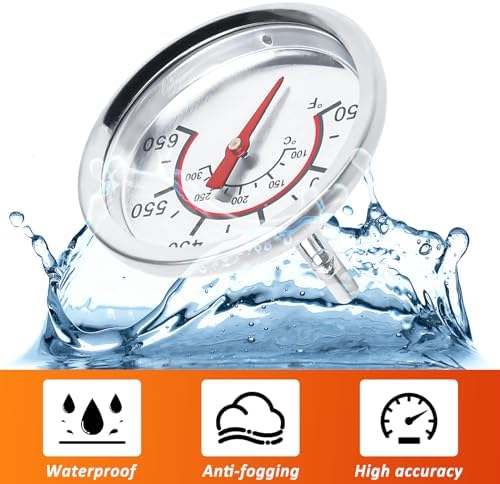 Hisencn 1.85 Inch Grill Temperature Gauge for Char-Broil Grills - Image 4