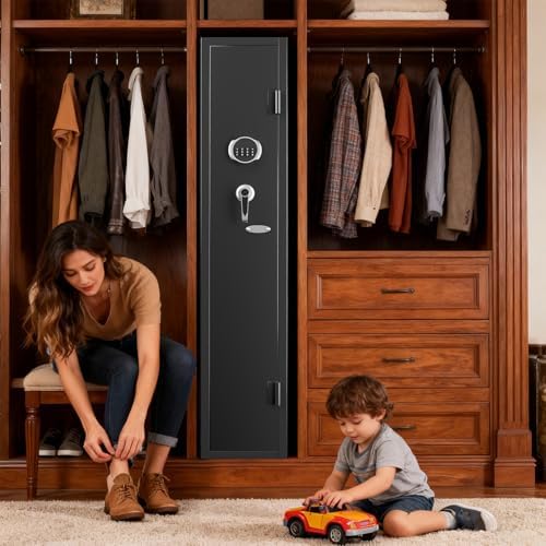 KAER 2-3 Long Gun Safe for Rifles and Pistols,Assembled Rifle Safe for Home - Image 2