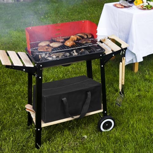 Amylove 2 Sizes Grill Utensil Storage BBQ Tool Bag, 24.5" x 9.5" x 8" - Image 5