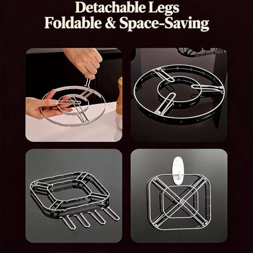 Foldable Air Fryer Skewer Rack, 28 Vertical Skewers - Image 4
