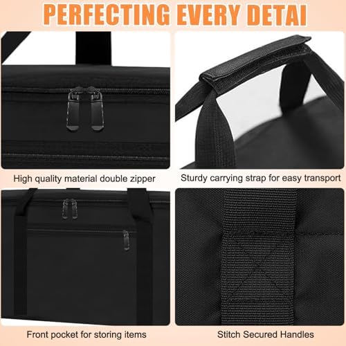Grill Tool Storage Bag,22" BBQ Utensil Accessories Storage with Pockets - Image 3