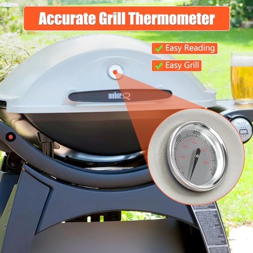QuliMetal 60540 67031 Grill Thermometer Replacement for Weber Charcoal - Image 6