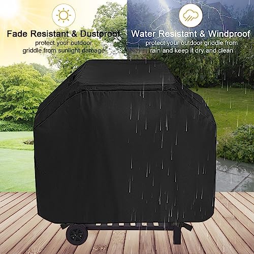 52 Inch Charcoal Grill Cover for Nexgrill Oakford Homestead 24 in Griddle - Image 5