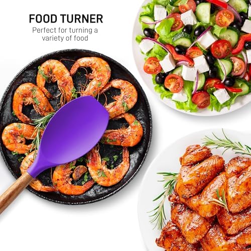 Zulay Kitchen 5 Piece Silicone Utensil Set - Image 6