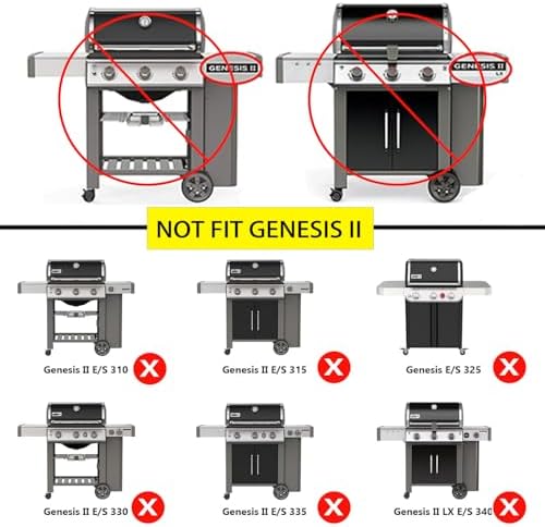 Leship 19.5 inch Cooking Grates Replace for Weber 7524, 7528, Weber Genesis 300 Series Genesis E310 E320 E330 S310 S320 S330 EP310 EP320 EP330 Grills, Cast Iron Grill Grates (19.5" x 12.9" Each) - Image 5