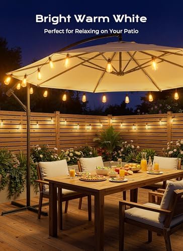 Brightown 151FT Solar String Lights Outdoor Waterproof, Last 30+Hrs Runtime - Image 2
