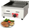 Gas Griddle LPG Commercial Stainless Steel Heavy Duty Restaurant Outdoor Tabletop Griddle Gas Baking Plate Burger Grill Burners for Camping, Tailgating, Kitchen-BBQ Grill with Knobs & Ignition by Unknown