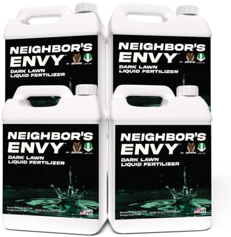 PetraMax Neighbor’s Envy Grass Fertilizer for Lawn, (64,000 sq ft, 4 Gal) by PetraMax