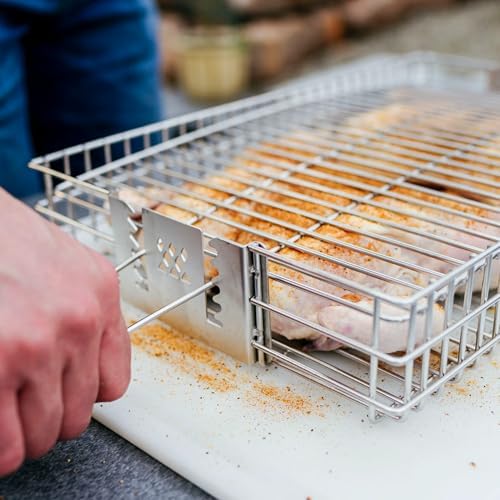 Breeo Rotisserie Flat Basket - Rotisserie Grill Accessory - Image 4