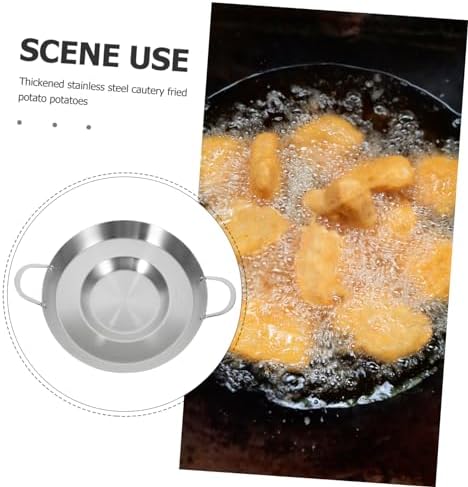 SOLUSTRE Stainless Steel Concave Frying Pan for Hiking and Camping Use - Image 4