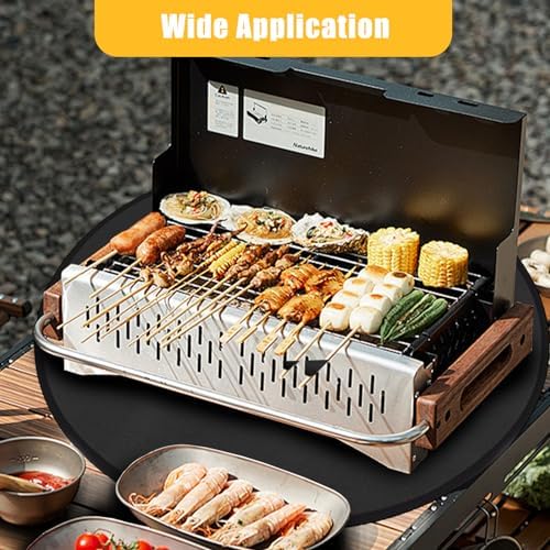 30" Round Grill Mat, Fire Pit Mat Fireproof Under Grill Oil-Proof Waterproof BBQ Pad for Outdoor Grill Accessories, Heat Resistant Protective Deck and Patio Fire Resistant Pad - Image 3