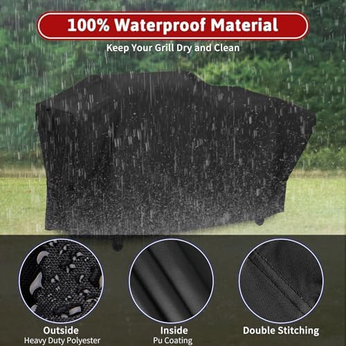 Grill Cover for Blackstone 22" XL Griddle Pellet Grill Combo - Image 2