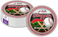 Birthday Galore Little Slugger on the Way Baby Shower - 32 Piece Disposable Party Supplies - Baseball Baby Shower Decorations - Round Party Plates - Large 9" Paper Plates In Bulk by BirthdayGalore