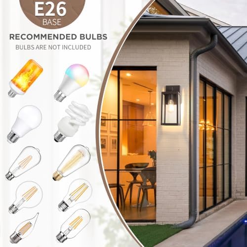 MAXvolador Outdoor Wall Light Fixtures, Exterior Waterproof Wall Lanterns - Image 4