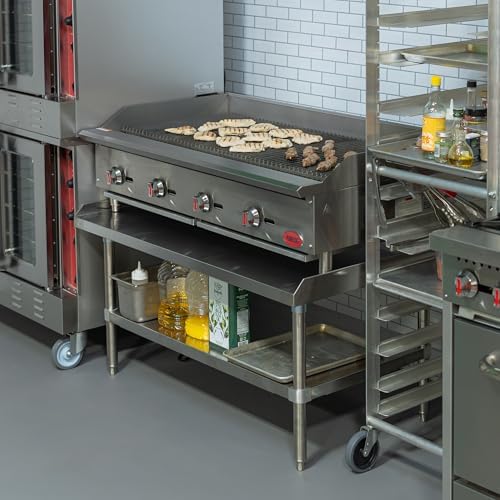 Kratos 48" Commercial Gas Charbroiler Countertop 4-Burner Grill - Image 5