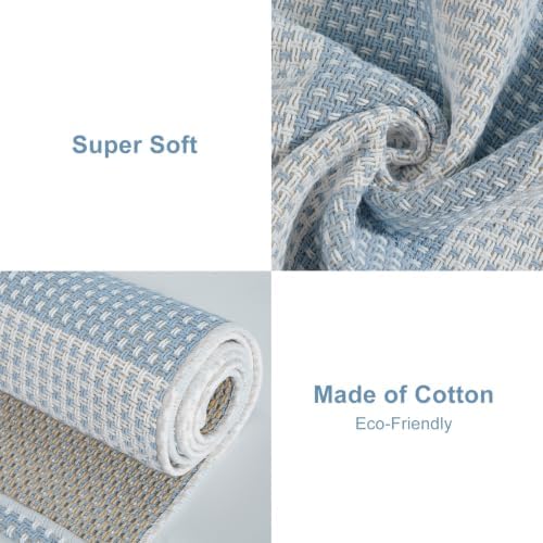 OJIA Striped Area Rug 5'x7' Outdoor Rug, Washable Patio Rugs Camping Rug - Image 4