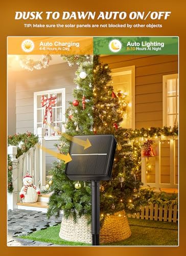 Brightown Solar String Lights Outdoor Waterproof, 40FT 100 LED - Image 2