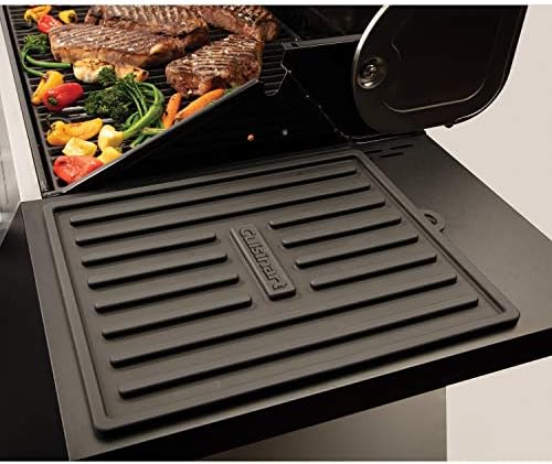 Cuisinart CTM-820 Silicone Grill Tool Mat, 11" x 14", Black - Image 4