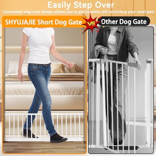 SHYUJAJIE Dog Gate for Small Dogs,10" Height Short Dog Gate - Image 5
