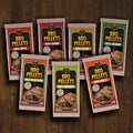 Lumber Jack BBQ Pellet 7 Varieties Pack - 1 Pound Bags - 100 Percent (Apple, Cherry, Pecan, Hickory, Maple-Hickory-Cherry, Mesquite and Maple) (7 BBQ Pallet) by LumberJack
