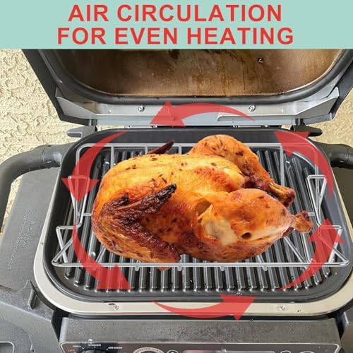 2 in 1 Rib & Turkey Rack for Ninja Woodfire OG900 OG800 OG951 OG952 Series - Image 4