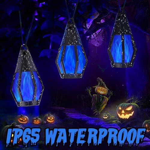 Solar String Lights for Outside, 33Ft Solar Patio Light with 15 Flickering - Image 5