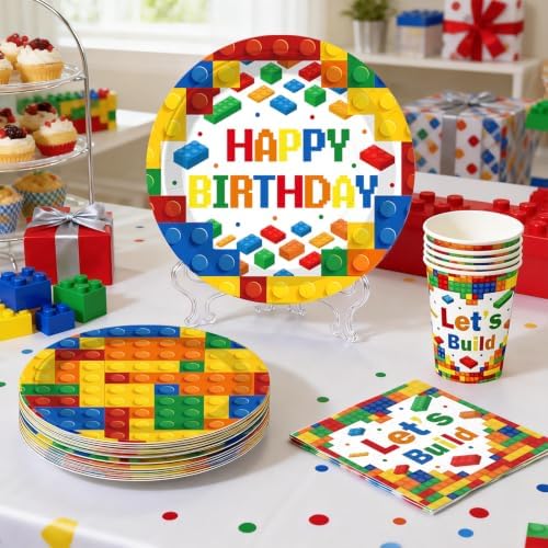 299Pcs Building Block Birthday Party Decorations, All-in-One Decor Set - Image 5