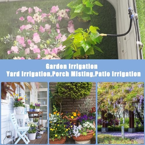 49.21Ft Drip Irrigation Kit System, 360° Bendable Garden Irrigation System - Image 6