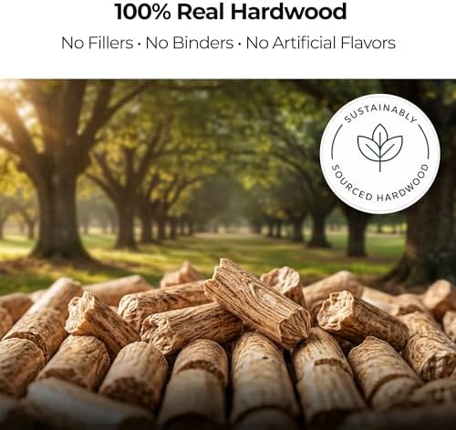 Kona 100% Hickory Smoker Pellets, Intended for Ninja Woodfire Outdoor Grill, 8 lb Resealable Bags - Image 5