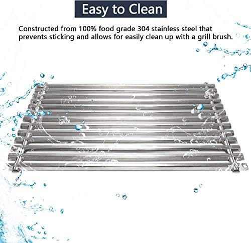 Hongso 7527 Grill Grates for Weber Genesis Gold Silver B/C 1000-5000 Grills - Image 5