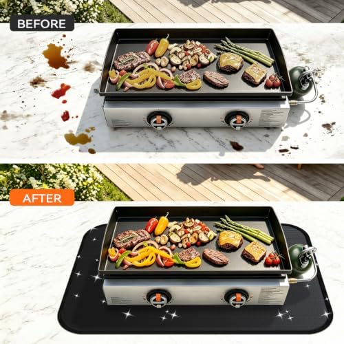 39"x25" Under Grill Mats for Blackstone Tabletop-[Fireproof] [Oil-proof] - Image 4