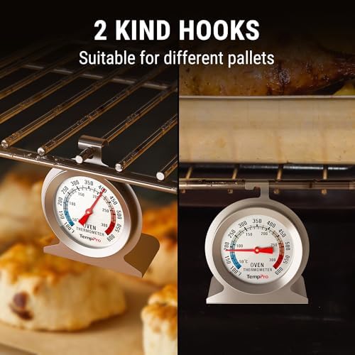 Oven Thermometer for Gas Oven with 431 Stainless Steel 50-300°C/100-600°F - Image 4