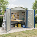 Garvee 6x4 FT Storage Shed – 130 Cu Ft, Sloped Roof, Weatherproof by Garvee