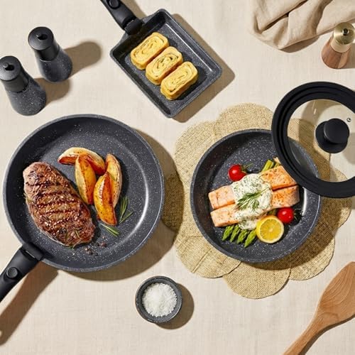 GiPP 17PCS Pots and Pans Set Nonstick Cookware Set with Detachable Handle - Image 2