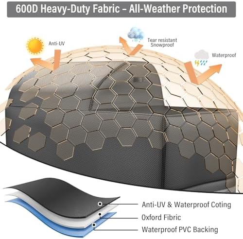 Utheer Grill Cover for Traeger Woodridge BAC761 TFB86MLH, 600D Waterproof - Image 3
