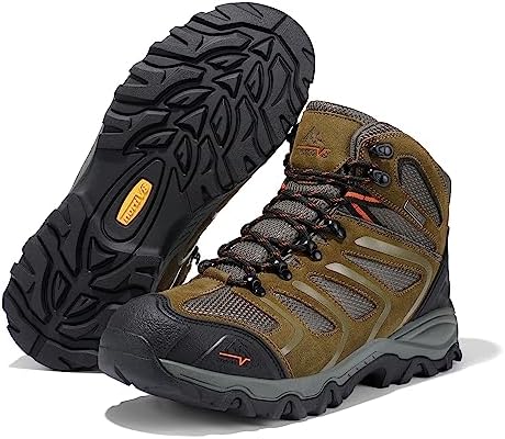 NORTIV 8 Men's Ankle High Waterproof Hiking Boots - Image 4