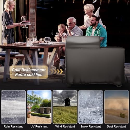 Utheer Grill Cover for Traeger Woodridge BAC761 TFB86MLH, 600D Waterproof - Image 4