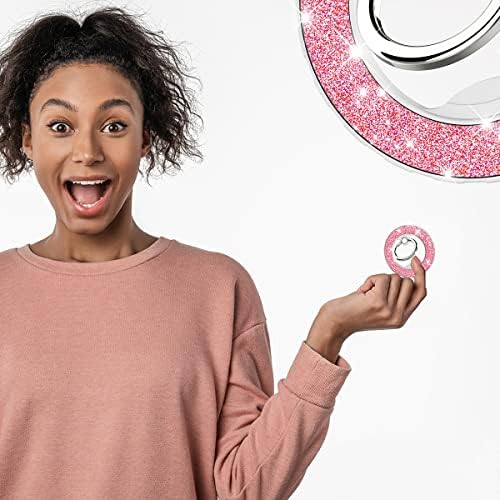 Magnetic Phone Ring Holder for MagSafe, Glitter, Pink - Image 6