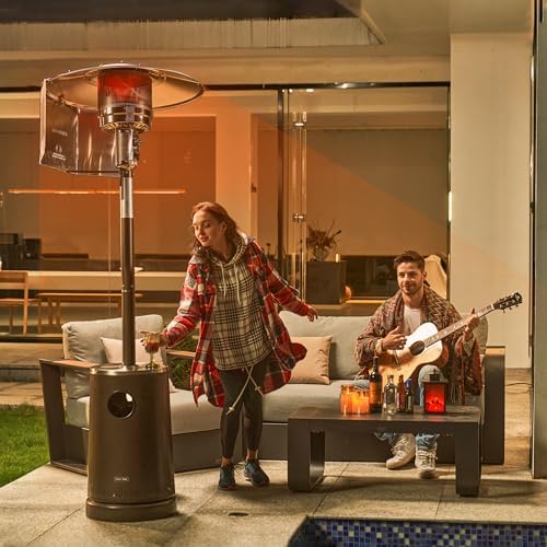 EAST OAK Patio Heater Reflector Shield, Outdoor Heater Reflector Shield as Patio Heater Replacement Part with Support Rod for Extra Heat Reflecting Power, Enegy Saving and Directional Heating, Silver - Image 6