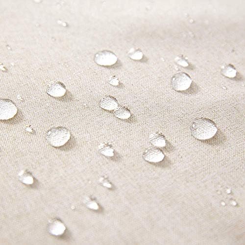 MIULEE Decorative Outdoor Pillow Covers Waterproof 16x16 Beige - Image 2