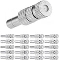 20 Pcs Brass Misting Nozzles Mister Replacement Nozzles with Filter Mesh by Mornajina