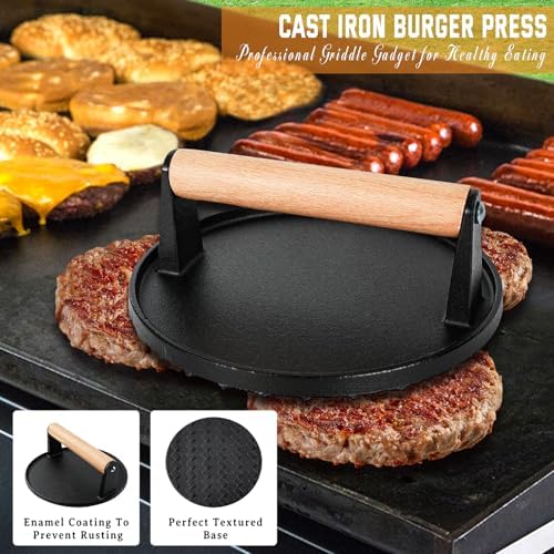 N NOBLE FAMILY 27 PCS Griddle Accessories Kit, Flat Top Grill Accessories Set for Camping, Professional Griddle Spatula Set with Melting Dome, Burger Press for Outdoor BBQ Teppanyaki - Image 4
