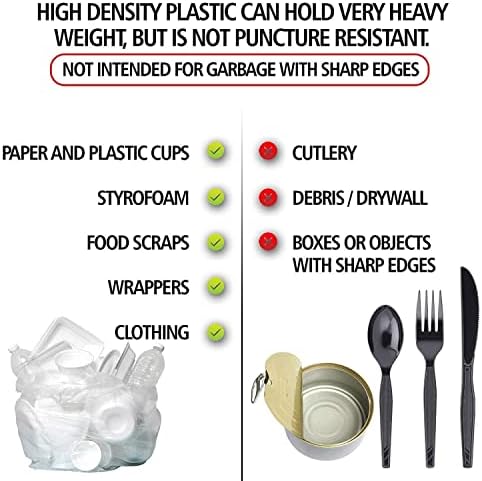 Aluf Plastics 33 Gallon Black Trash Bags (250 Count) - 33" x 40" - 16 Micron Equivalent High Density Value Garbage Bags for Bathroom, Office,Municipal(1 Pallet of 70 Cases, 17500 Bags Total) - Image 3