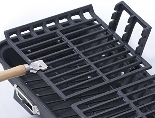 30052AMZ Kay Home Product's Cast Iron Hibachi Charcoal Grill, 10 by 18-Inch (Limited Edition) - Image 5